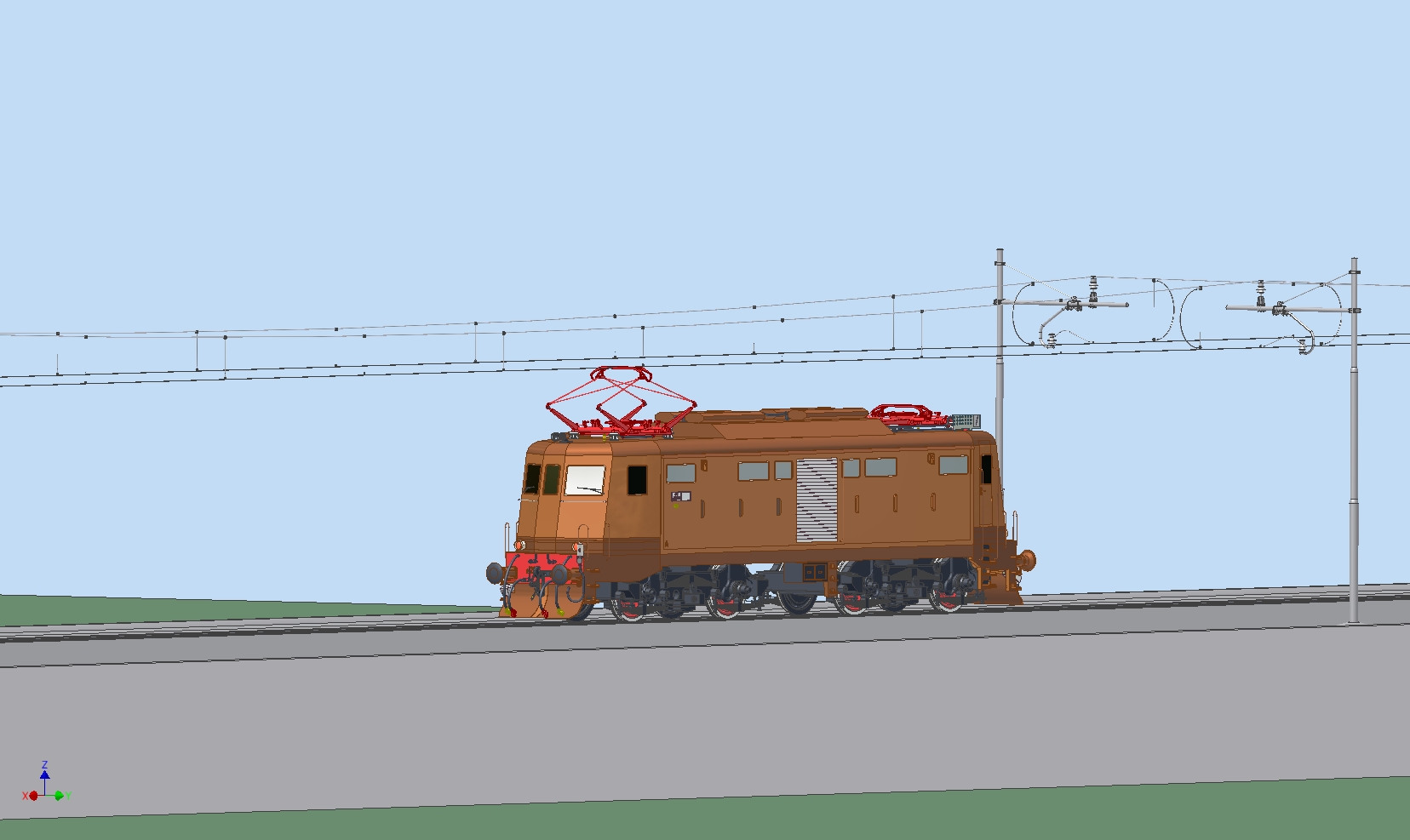 机车火车与铁轨